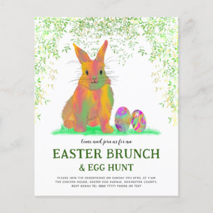 Påskhare Egg Hunt och Brunch Grönt