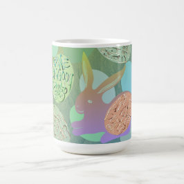 Påskhare Eggs ’Glad påsk’ Kaffemugg