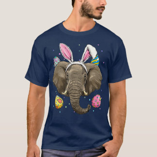 påskhare Elephant Funny Påsk Elephant T Shirt