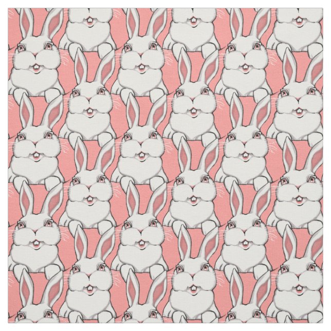 Påskhare Fabric Påsk Fabrics Personlig Tyg (Provkarta)