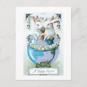 Påskhare för akut Vintage i ägg Vykort