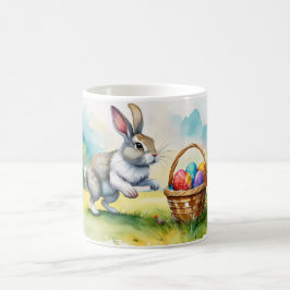 Påskhare för Vintage av ljud Kaffemugg