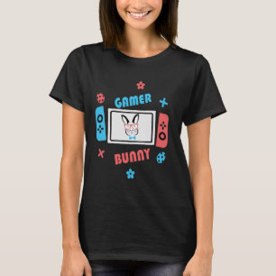 Påskhare Gamer Svg, Glad påsk  T Shirt