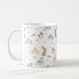 Påskhare Gift Kids Coffee Mugg Wildblommor Mugg