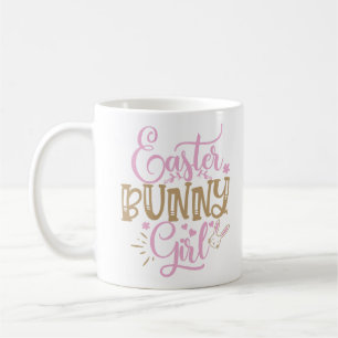 Påskhare Girl Kaffemugg