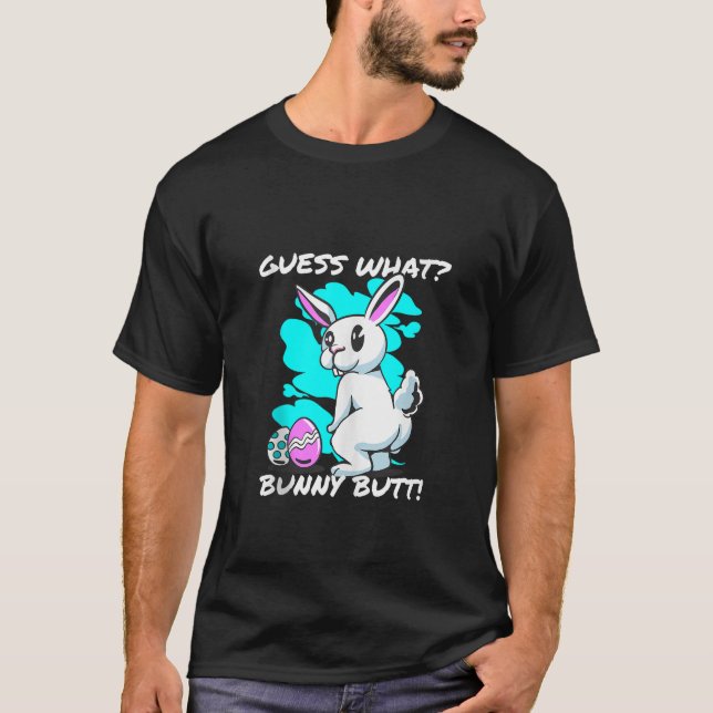 Påskhare Gissa Tanktopet Bunny Butt T Shirt (Framsida)