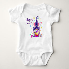 Påskhare Gnome Baby Bodykostym T Shirt
