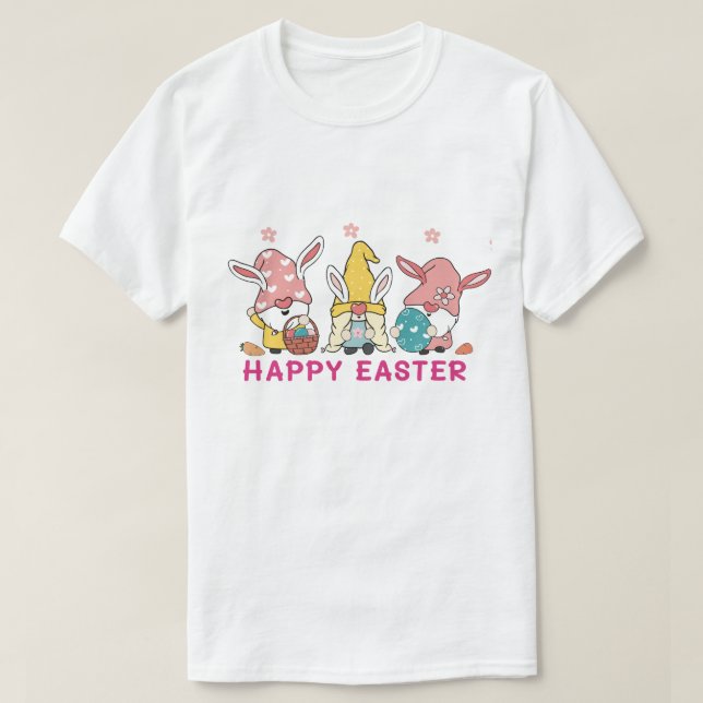 Påskhare Gnomes T-Shirt (Design framsida)