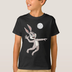 Påskhare Hating a Volleyball Roligt Boys Girls K T Shirt