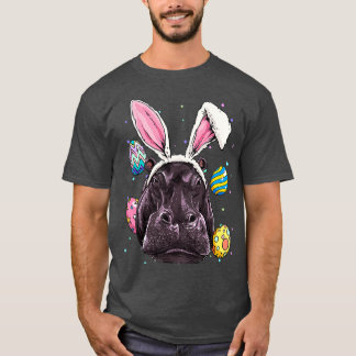 Påskhare Hippo Funny Påsk Hippo-gåvor T Shirt