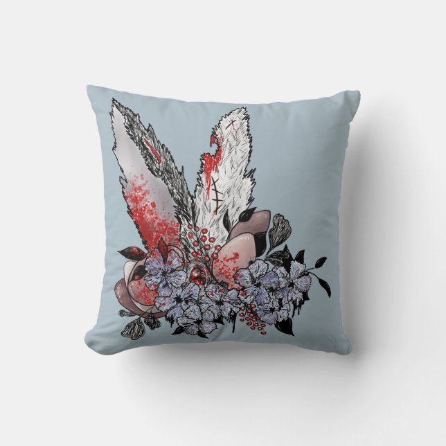 Påskhare Horror Kudde (Framsida)