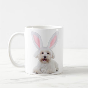 påskhare Hund Cute Påsk Coffee Mugg