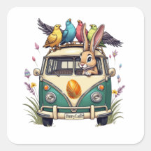 Påskhare i Buss med fågelvänner - Vår Ce