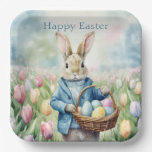 Påskhare i en skugga på Tulips