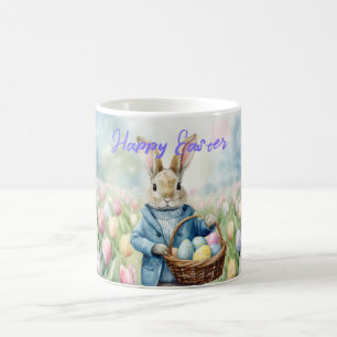 Påskhare i en skugga på Tulips Kaffemugg