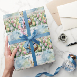 Påskhare i en skugga på Tulips Presentpapper