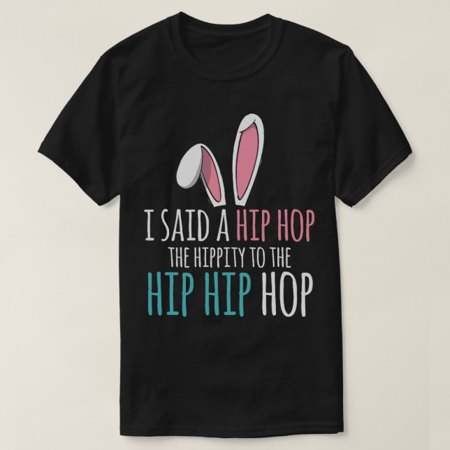 Påskhare jag sa en Hip hop Kids Boys T Shirt (Design framsida)