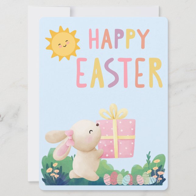 PÅSKHARE JULKORT (Framsida)