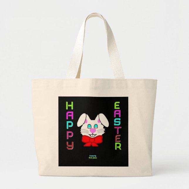 Påskhare Jumbo Tote Tygkasse (Framsidan)