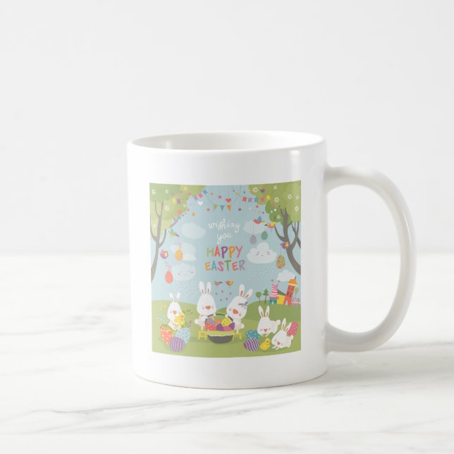 påskhare kaffemugg (Höger)