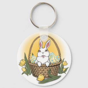Påskhare Keychain Festive Påsk Keepsakes Nyckelring