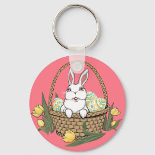 Påskhare Keychain Festive Påsk Keepsakes Nyckelring