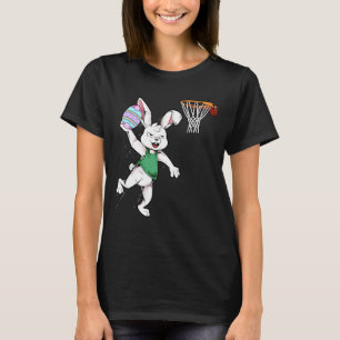 Påskhare Kids Boys Manar Rabbit Dunking Bysketby T Shirt