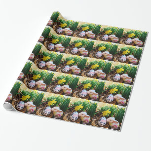 Påskhare kyssar Kow Egg Presentpapper