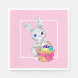 Påskhare Många Storlek Party Pappersservett