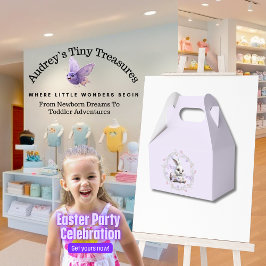 Påskhare med Basket i förmånslådor för ägg Presentaskar