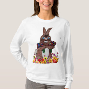 PÅSKHARE MED BLOMMMOR T-Shirt