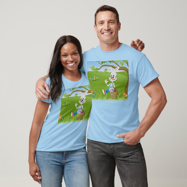 Påskhare med Eggs Unisex T-shirt (Unisex)