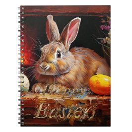 Påskhare med Påskägg Glad påsk Anteckningsbok