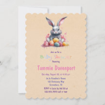 Påskhare med vattenfärgsgallerskuva för ägg med sp