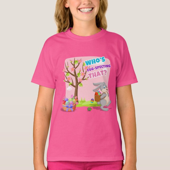 Påskhare MisChief Girl's T Shirt (Framsida)