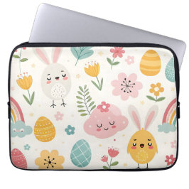 Påskhare Mönster Laptop Fodral