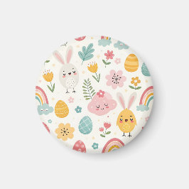 Påskhare Mönster Magnet