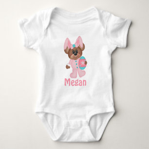 Påskhare Nalle med Bära av äggspädbarn Tee