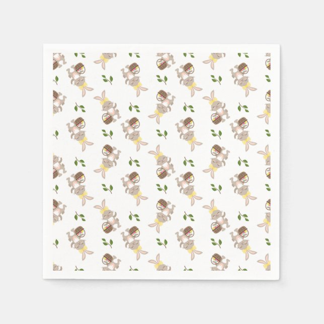 Påskhare Napkins Pappersservett (Framsidan)