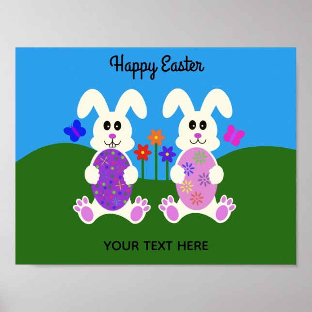 Påskhare nr 4 Poster (Framsidan)