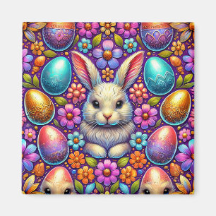 ~ Påskhare och ägg ~ Magnet