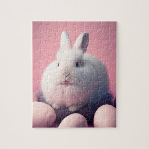 Påskhare och ägg pussel