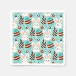 Påskhare och äggblöjor pappersservett