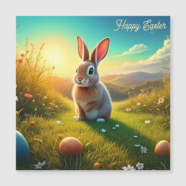 Påskhare och färgstarka ägg i Vår Magic (Framsida)