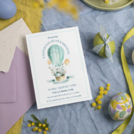 Påskhare och hett-ballongäggsjakt och påsk tack kort