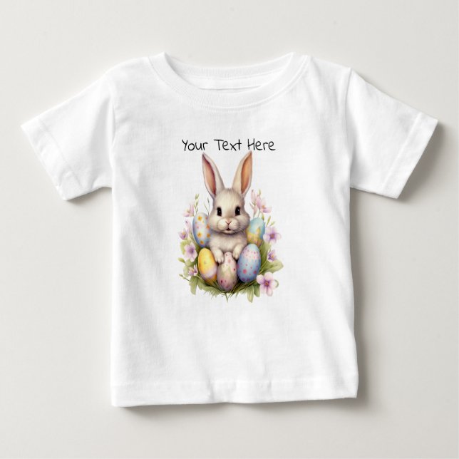 Påskhare och Påskägg T Shirt (Framsida)