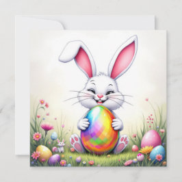 Påskhare- och shinyägg julkort