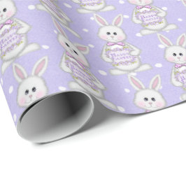 Påskhare om Polka dots Presentpapper