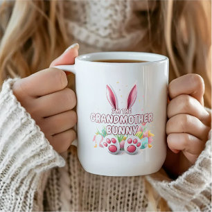Påskhare Öron & Feet Grandmor Kaffemugg