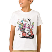 Påskhare på Scooter Tshirt